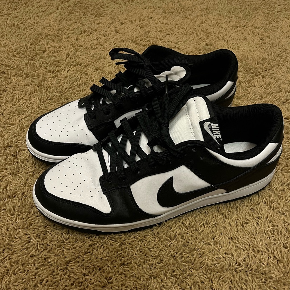 Men’s Nike Dunk Low “Black White” Size 13